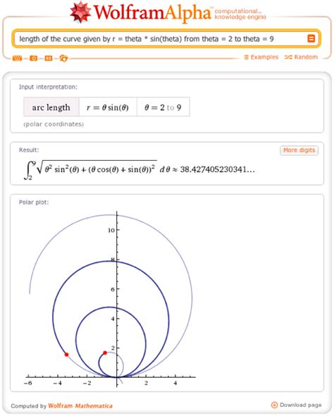 Effortlessly calculate arc length with Wolfram Arc Length Calculator