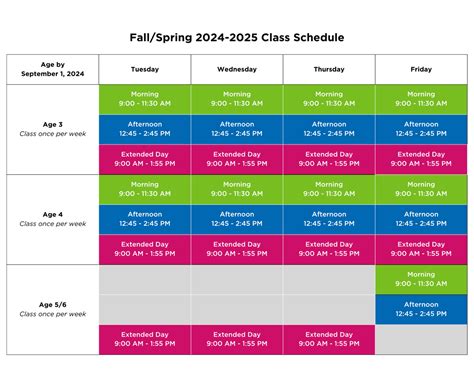 Arc Spring 2024 Class Schedule