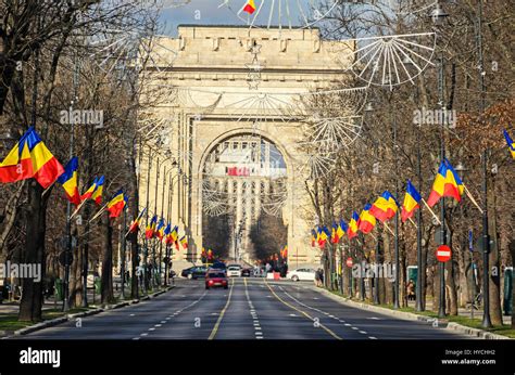 Arch of Triumph Bucharest daytime