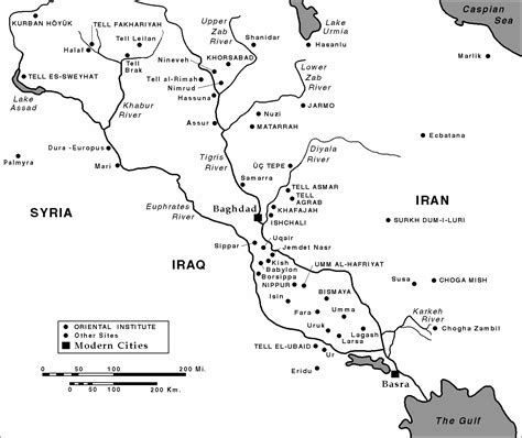 Ancient Iraq Map