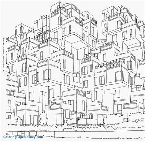 Architecture Coloring Pages
