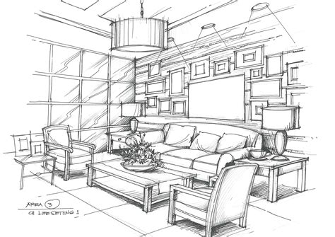 Architecture Design Drawing Room