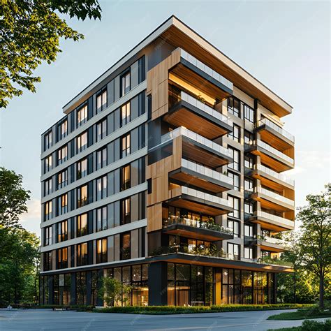 Architecture Modern Apartment Building Design
