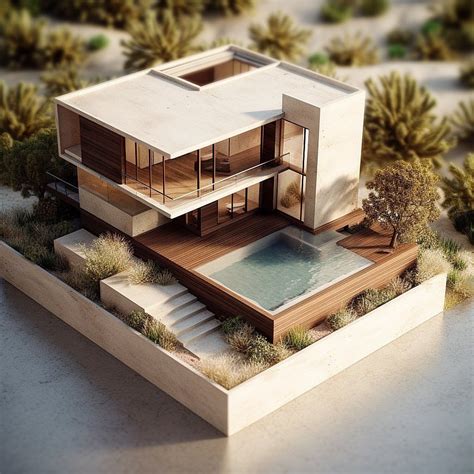 Architecture Modern House Model