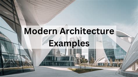 Architecture Modern Style Architecture Modern Building Design