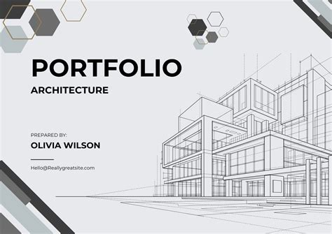 Architecture Portfolio Cover Page Hd
