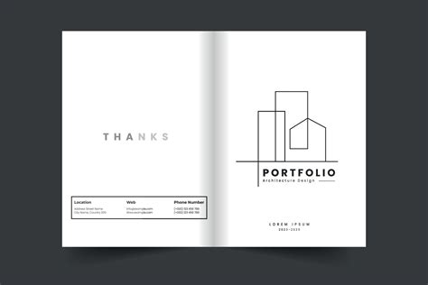 Architecture Portfolio Cover Template