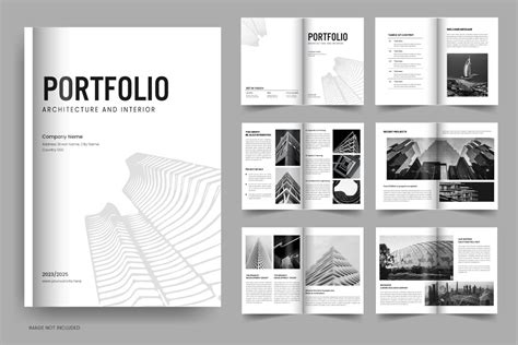 Architecture Portfolio Design Layout