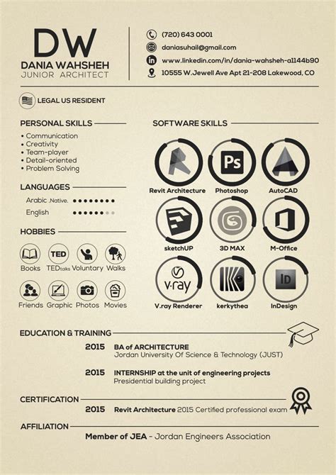 Architecture Resume Design