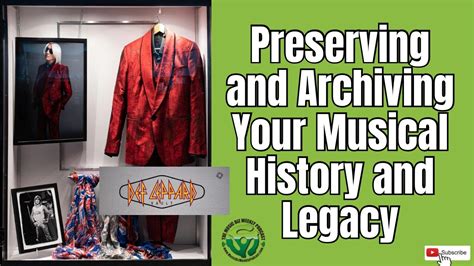 Archiving Your Musical Legacy