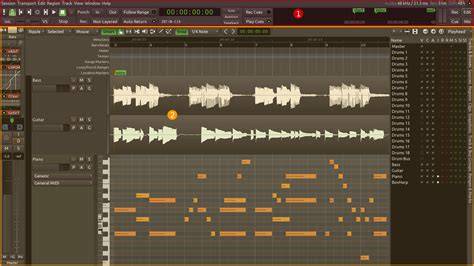 Ardour user interface