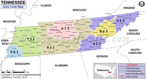 Tn Zip Code Map Map VectorCampus Map
