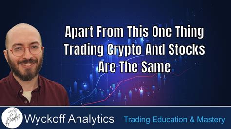 Are Crypto And Stocks The Same Thing