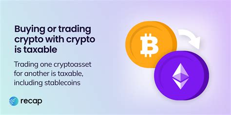 Are Crypto To Crypto Trades Taxable