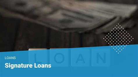 Are Signature Loans A Good Idea