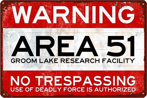 Area 51 Sign Printable
