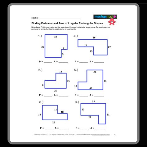 Unlock Your 8th Grader's Potential with Area and Perimeter Worksheets and Answers PDFs