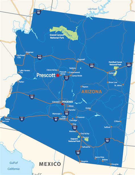 Prescott Zip Code Map Map Vector
