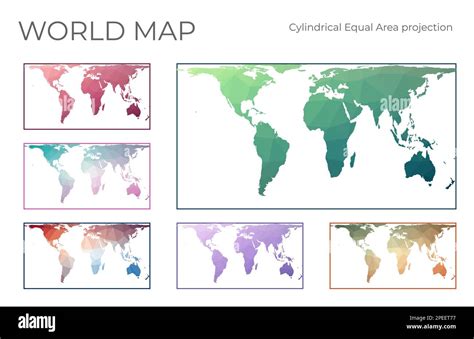 The Chicago Athenaeum Least Distorted Equal Area World Map 2016