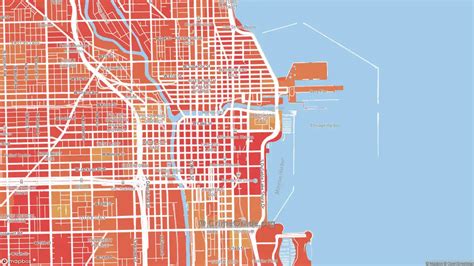 31 Areas To Avoid In Chicago Map Maps Database Source
