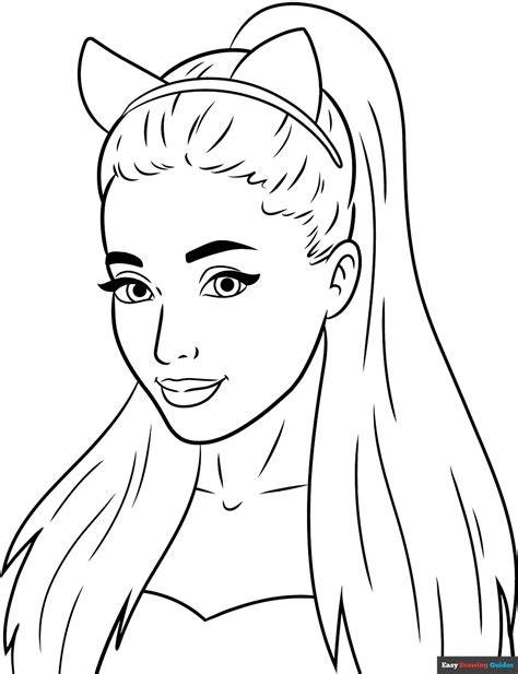 Ariana Grande Coloring Pages