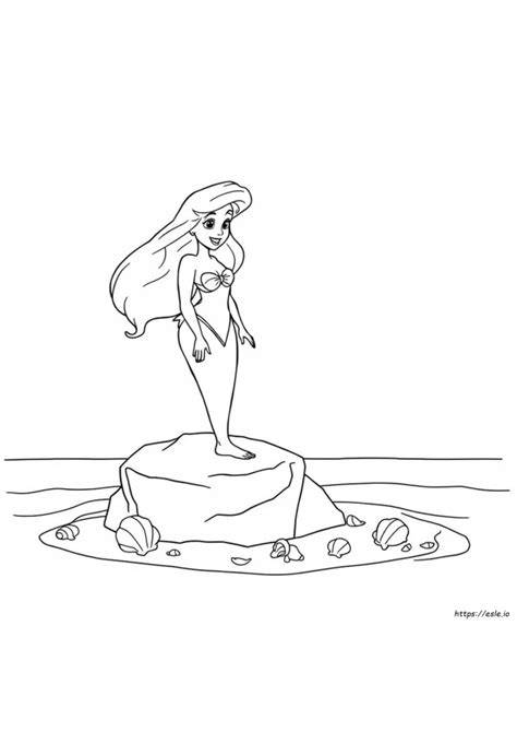 Ariel Begininng Coloring Page
