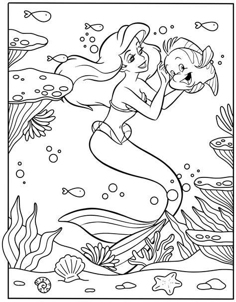 Ariel Coloring Page
