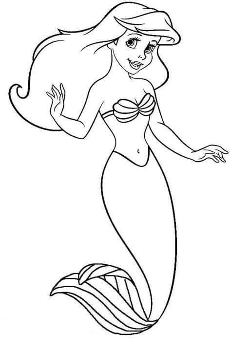 Ariel Kleurplaat