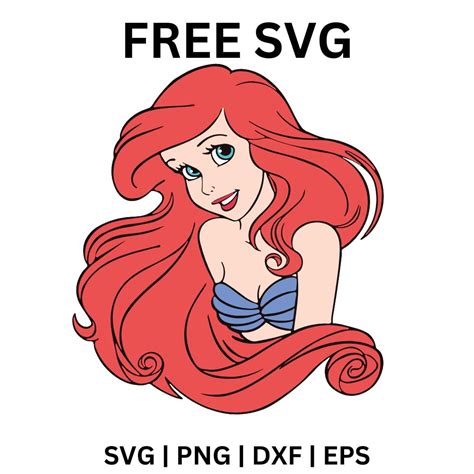 Unleash your Creativity with Ariel SVG Free: Dive into the Exciting World of Disney-inspired Design