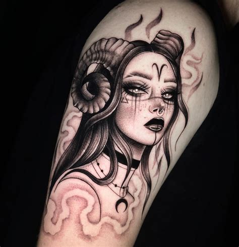 Aries Tattoo Female