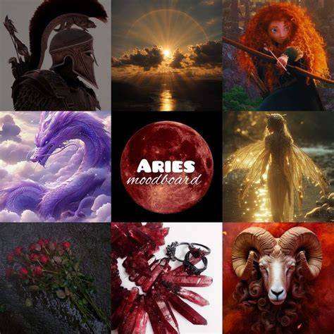 Aries mood board