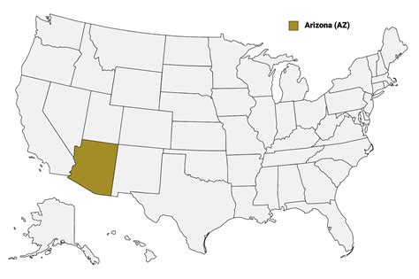 Political Map of Arizona