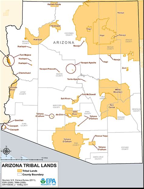 26 Map Of Indian Reservations In Arizona Map Online Source