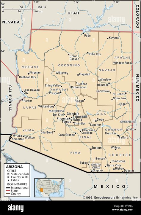 Maricopa County, AZ Wall Map Premium Style by MarketMAPS MapSales