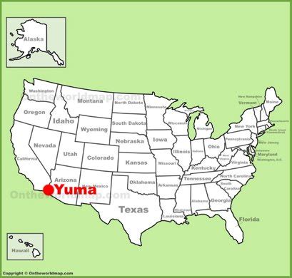 Yuma County, AZ Wall Map Premium Style by MarketMAPS MapSales
