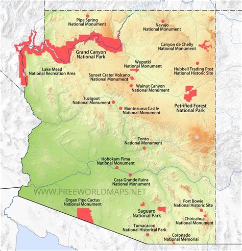 National Park Service Sites in Arizona