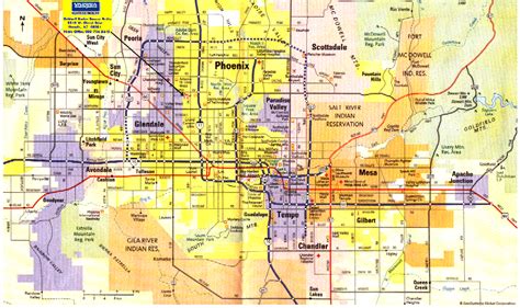 Phoenix Metro Map