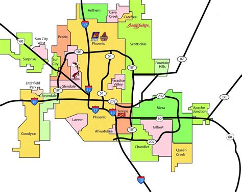 Phoenix Subway Map