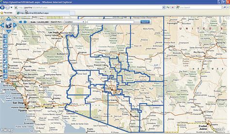 Metro Area Zip Code Maps of Arizona