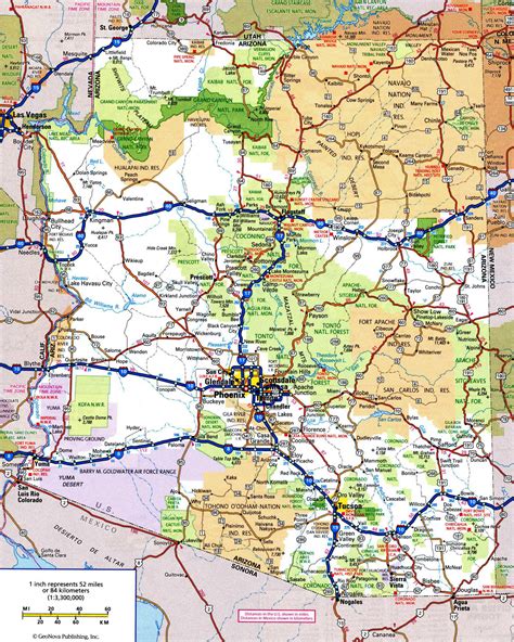 Arizona road map