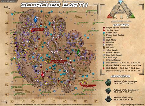 Ark Scorched Earth Resource Map