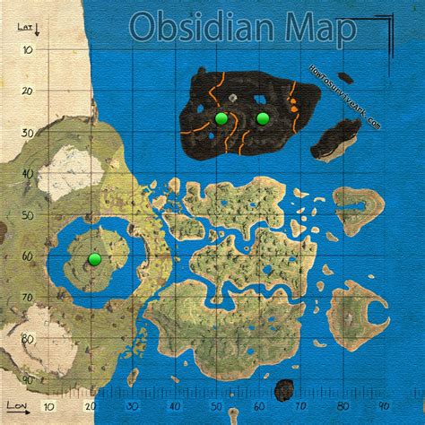 ark obsidian the center "DEADLY Island & Cave!" (ARK Survival Evolved