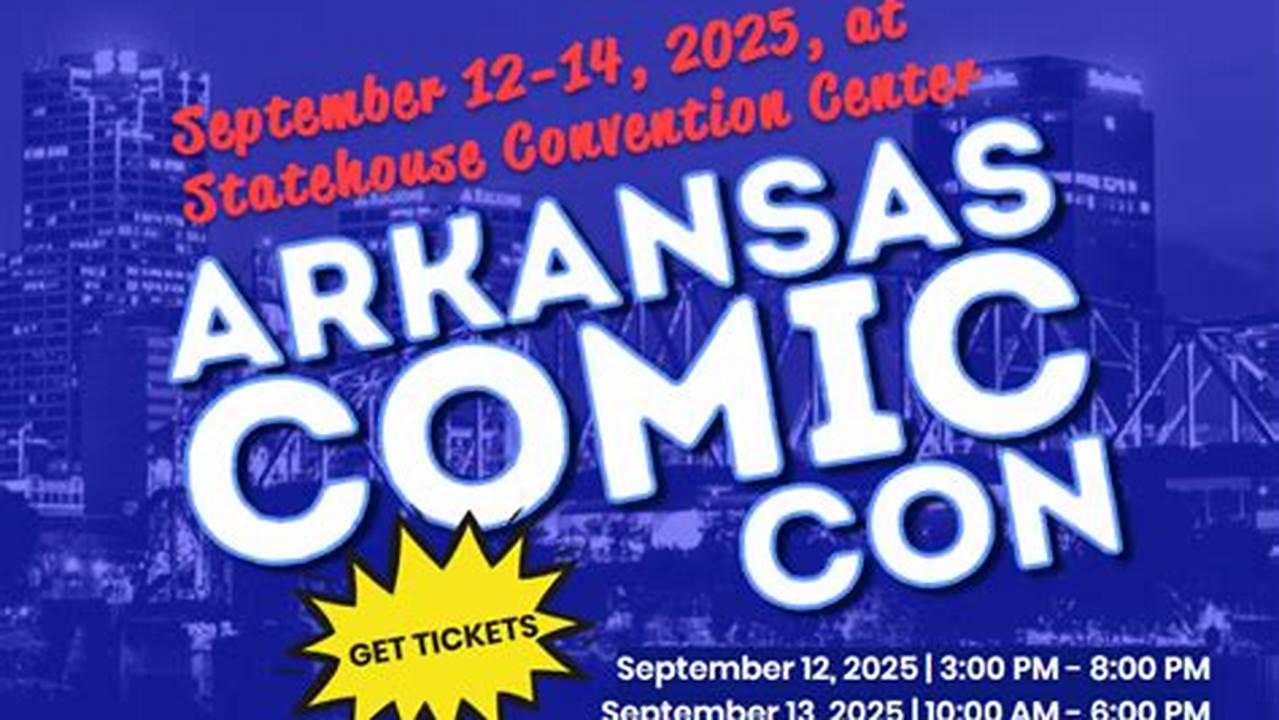 Arkansas Comic Con September 2025