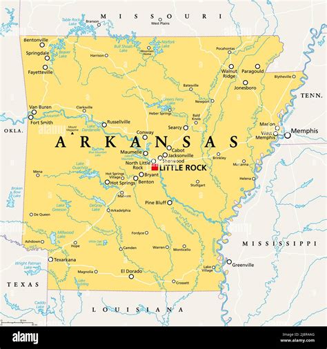 Arkansas Map Of Cities Map Of Western Hemisphere