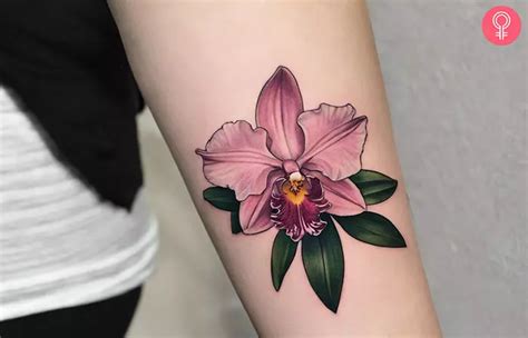 Arm Cattleya Tattoo