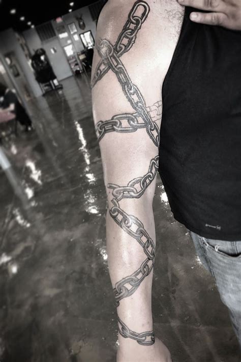 Arm Chain Tattoo