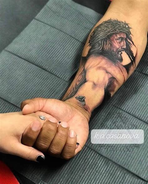 Arm Jesus Tattoo