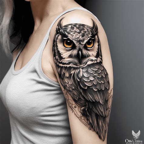 Arm Owl Tattoos