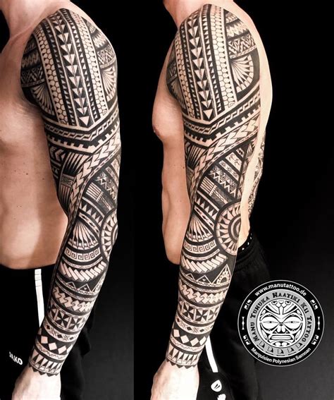 Arm Polynesian Tattoo