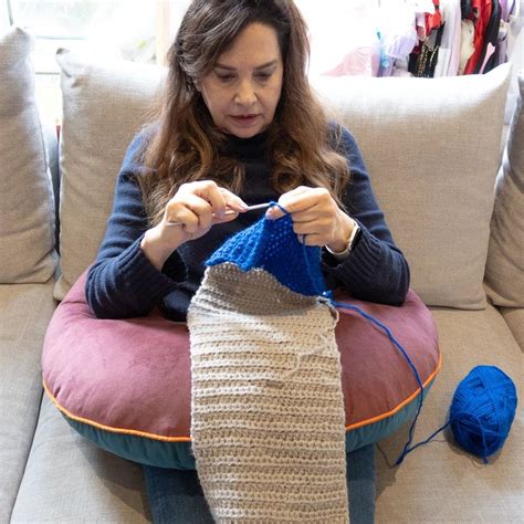 Arm Support Pillow For Crocheting